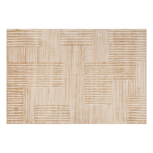 Jana Beige gulvtaeppe rektangulaert med relief 160x235 cm 1